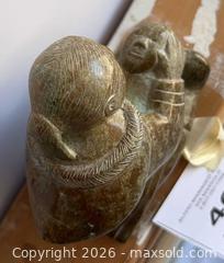 MaxSold Auction: Inuit Soapstone Sculpture (Green), Incised Signature - Ottawa (Ontario, Canada) PARTNER MANAGED Downsizing Online Auction - Stewart Street (CONDO)