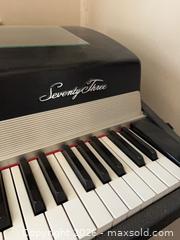 MaxSold Auction: Rhodes Mark I Seventy Three Electric Stage Piano 73-key - Ottawa (Ontario, Canada) PARTNER MANAGED Downsizing Online Auction - Stewart Street (CONDO)