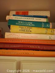 MaxSold Auction: Lot of 6-20 Cookbooks: Italian, Asian, Cajun, Soups & Reference - Montgomery (New Jersey, USA) PARTNER MANAGED Downsizing Online Auction - Bedford Drive