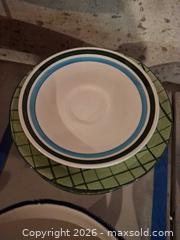 MaxSold Auction: Zrike Ceramic/Stoneware Mugs and Assorted Dinner Plates - Montgomery (New Jersey, USA) PARTNER MANAGED Downsizing Online Auction - Bedford Drive