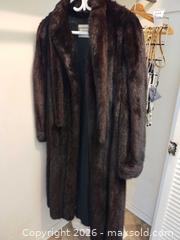 MaxSold Auction: Dark Real Mink Full-Length Coat by Eaton / Grosvenor A - Oshawa (Ontario, Canada) Moving Online Auction - Switzer Drive