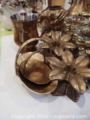 MaxSold Auction: Assorted Brass Decorative Pieces with Glass Votive Inserts B - Oakville (Ontario, Canada) Estate Sale Online Auction - Cox Drive
