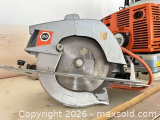 MaxSold Auction: Black & Decker Hedge Trimmer & Circular Saw, Corded C - Oakville (Ontario, Canada) Estate Sale Online Auction - Cox Drive