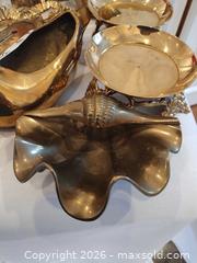 MaxSold Auction: Lot of Brass Decorative Bowls, Candle Holders, Figurines, Thermometer B - Oakville (Ontario, Canada) Estate Sale Online Auction - Cox Drive