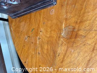 MaxSold Auction: Mid-Century Modern Round Wood Veneer Coffee Table C - Oakville (Ontario, Canada) Estate Sale Online Auction - Cox Drive