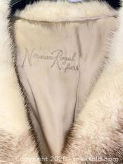 MaxSold Auction: Norman Royal Furs Cropped Mink Fur Jacket with Leather Trim B - Oakville (Ontario, Canada) Estate Sale Online Auction - Cox Drive