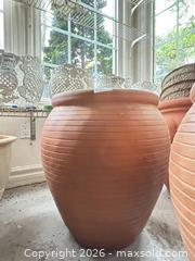 MaxSold Auction: Pair of Terracotta Planters B - Oakville (Ontario, Canada) Estate Sale Online Auction - Cox Drive
