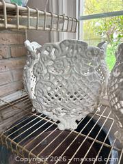 MaxSold Auction: Set of 4 Ornate Victorian Cast Metal Planters D - Oakville (Ontario, Canada) Estate Sale Online Auction - Cox Drive