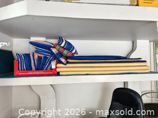 MaxSold Auction: Striped Outdoor Seat Cushions/Throw Pillows B - Oakville (Ontario, Canada) Estate Sale Online Auction - Cox Drive