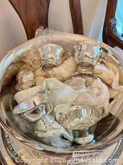 MaxSold Auction: Vintage Silver Plated Punch Bowl Set, Approx. 20in C - Oakville (Ontario, Canada) Estate Sale Online Auction - Cox Drive