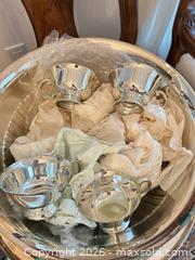 MaxSold Auction: Vintage Silver Plated Punch Bowl Set, Approx. 20in C - Oakville (Ontario, Canada) Estate Sale Online Auction - Cox Drive