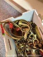 MaxSold Auction: Mixed Lot Brass Decorative Items — Candlesticks, Vases & More B - Oakville (Ontario, Canada) Estate Sale Online Auction - Cox Drive