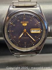 MaxSold Auction: Seiko 6309-8890 Automatic Stainless Steel Watch - New Westminster (British Columbia, Canada) SELLER MANAGED Downsizing Online Auction -  Hamilton Street