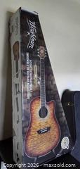 MaxSold Auction: Washburn Sunburst Dreadnought Cutaway Acoustic Guitar (Full Size) - New Westminster (British Columbia, Canada) SELLER MANAGED Downsizing Online Auction -  Hamilton Street