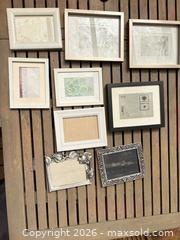 MaxSold Auction: Assorted Picture Frames (5-9) — Various Sizes & Finishes - North Vancouver (British Columbia, Canada) SELLER MANAGED Downsizing Online Auction - Broadview Drive