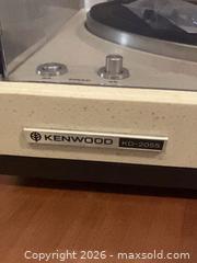 MaxSold Auction: Kenwood KD-2055 Turntable / Record Player Beige - Coquitlam (British Columbia, Canada) SELLER MANAGED Reseller Online Auction - Robson Drive