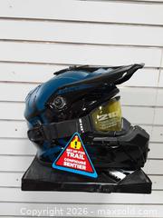 MaxSold Auction: CKX Titan XL Snowmobile Helmet — Blue/Black Gloss - Augusta (Prescott)(Ontario, Canada) SELLER MANAGED Commercial Liquidation Online Auction - Edward Street North