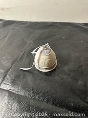 MaxSold Auction: 1993 White Porcelain Decorative Bell with Ribbon - Grand Blanc Township (Michigan, USA) SELLER MANAGED Downsizing Online Auction - E Baldwin Road