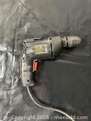 MaxSold Auction: Drill Master Corded 3/8 in (10 mm) Power Drill - Grand Blanc Township (Michigan, USA) SELLER MANAGED Downsizing Online Auction - E Baldwin Road