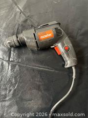 MaxSold Auction: Drill Master Corded 3/8 in (10 mm) Power Drill - Grand Blanc Township (Michigan, USA) SELLER MANAGED Downsizing Online Auction - E Baldwin Road
