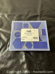 MaxSold Auction: hand2mind Blue Attribute Blocks Shape Set, 60 Pieces - Grand Blanc Township (Michigan, USA) SELLER MANAGED Downsizing Online Auction - E Baldwin Road