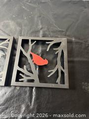 MaxSold Auction: Pair of Metal Modern Nature Bird Wall Decor - Black & Multicolor - Grand Blanc Township (Michigan, USA) SELLER MANAGED Downsizing Online Auction - E Baldwin Road