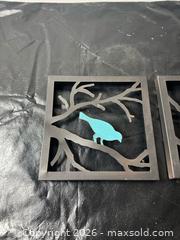 MaxSold Auction: Pair of Metal Modern Nature Bird Wall Decor - Black & Multicolor - Grand Blanc Township (Michigan, USA) SELLER MANAGED Downsizing Online Auction - E Baldwin Road