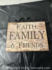 MaxSold Auction: Rustic Wood and Metal Horizontal Wall Sign (Medium) - Grand Blanc Township (Michigan, USA) SELLER MANAGED Downsizing Online Auction - E Baldwin Road