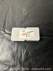 MaxSold Auction: Set of 10 Printed Felt & Cardboard Square Coasters - Grand Blanc Township (Michigan, USA) SELLER MANAGED Downsizing Online Auction - E Baldwin Road