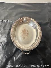 MaxSold Auction: Silver-Plated Oval Covered Serving Dish with Handles, Medium - Grand Blanc Township (Michigan, USA) SELLER MANAGED Downsizing Online Auction - E Baldwin Road