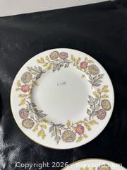 MaxSold Auction: Vintage Porcelain Floral Salad/Dessert Plates with Gold Trim (Set of 4) - Grand Blanc Township (Michigan, USA) SELLER MANAGED Downsizing Online Auction - E Baldwin Road