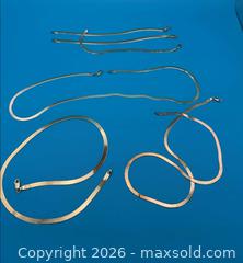 MaxSold Auction: Gold Vermeil Necklace & Bracelet Collection - Loomis (California, USA) PARTNER MANAGED Moving Online Auction - Brennans Road