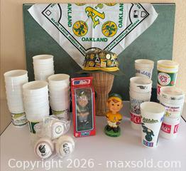 MaxSold Auction: Oakland Athletics Vintage Memorabilia Collection  - Loomis (California, USA) PARTNER MANAGED Moving Online Auction - Brennans Road