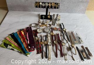 MaxSold Auction: Tick Tock Treasures and Assorted Vintage Watches - Loomis (California, USA) PARTNER MANAGED Moving Online Auction - Brennans Road