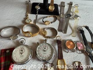 MaxSold Auction: Tick Tock Treasures and Assorted Vintage Watches - Loomis (California, USA) PARTNER MANAGED Moving Online Auction - Brennans Road