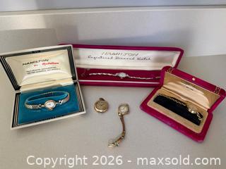MaxSold Auction: Vintage Ladies Watch Collection – Hamilton, Bulova & Antique Wrist Watches in Original Box - Loomis (California, USA) PARTNER MANAGED Moving Online Auction - Brennans Road