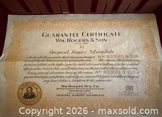 MaxSold Auction: Vintage Wm. Rogers & Son Silverplate Flatware - Loomis (California, USA) PARTNER MANAGED Moving Online Auction - Brennans Road
