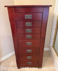 MaxSold Auction: Worthington Heirloom Cherry Jewelry Armoire - Loomis (California, USA) PARTNER MANAGED Moving Online Auction - Brennans Road