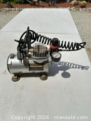 MaxSold Auction: Central Pneumatic Oilless Airbrush Compressor 120V 1/6 HP - Morgan Hill (California, USA) PARTNER MANAGED Estate Sale Online Auction - Dougherty Avenue