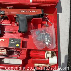 MaxSold Auction: Hilti DX 36 M Powder-Actuated Nailer - Morgan Hill (California, USA) PARTNER MANAGED Estate Sale Online Auction - Dougherty Avenue
