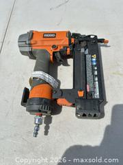 MaxSold Auction: Ridgid R2138NE Brad/Finish Pneumatic Nailer - Morgan Hill (California, USA) PARTNER MANAGED Estate Sale Online Auction - Dougherty Avenue