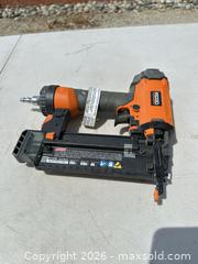 MaxSold Auction: Ridgid R2138NE Brad/Finish Pneumatic Nailer - Morgan Hill (California, USA) PARTNER MANAGED Estate Sale Online Auction - Dougherty Avenue