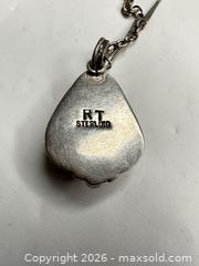 MaxSold Auction: Sterling Silver Turquoise Southwestern Necklace RT stamp - Morgan Hill (California, USA) PARTNER MANAGED Estate Sale Online Auction - Dougherty Avenue