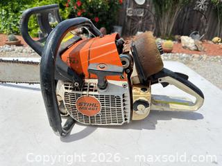 MaxSold Auction: Stihl MS461 Gas/Petrol Chainsaw, 36 in Bar - Morgan Hill (California, USA) PARTNER MANAGED Estate Sale Online Auction - Dougherty Avenue