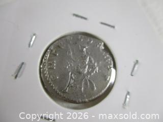 MaxSold Auction: Ancient Roman Silver Denarius Currency Coin. Emperor TRAJAN 98-117 AD. - Toronto (Ontario, Canada) SELLER MANAGED Estate Sale Online Auction - Annette Street