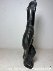 MaxSold Auction: Inuit Carved Black Stone "DANCING BEAR". Syllabic Signed & Dated On Bottom. - Toronto (Ontario, Canada) SELLER MANAGED Estate Sale Online Auction - Annette Street