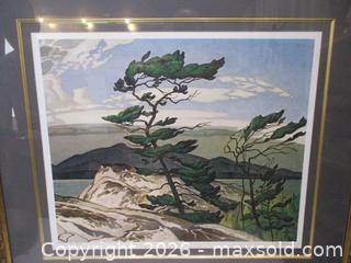 MaxSold Auction: Large Size, Group Of Seven Framed Art. White Pine 1957, By A.Y. Jackson. - Toronto (Ontario, Canada) SELLER MANAGED Estate Sale Online Auction - Annette Street