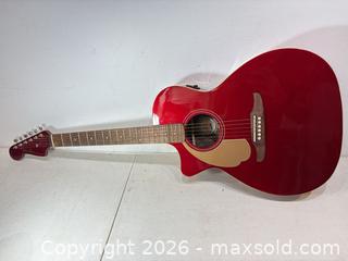 MaxSold Auction: Left Hand FENDER NEWPORTER Electric Acoustic Guitar With Shoulder/Hand Carry Guitar Bag. California Series. - Toronto (Ontario, Canada) SELLER MANAGED Estate Sale Online Auction - Annette Street