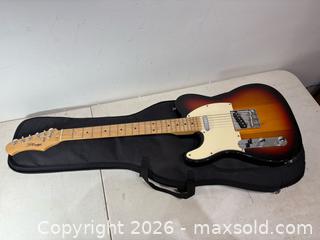MaxSold Auction: Left Hand STAGG Electric Guitar With Carry Case. Three Harmonica's & One Recorder Flute. One Electric Guitar Cord. - Toronto (Ontario, Canada) SELLER MANAGED Estate Sale Online Auction - Annette Street