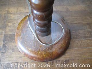 MaxSold Auction: MCM Spiral Wooden Floor Lamp.  - Toronto (Ontario, Canada) SELLER MANAGED Estate Sale Online Auction - Annette Street